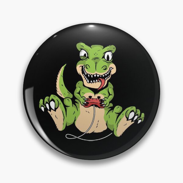 Item preview, T-Rex Dinosaur Gaming Gamer T-Rex designed and sold by OnepixArt.