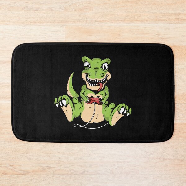 Item preview, T-Rex Dinosaur Gaming Gamer T-Rex designed and sold by OnepixArt.