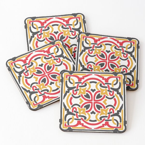 Item preview, Vintage nonfiguratíve traditional tile pattern designed and sold by PG Illustration.