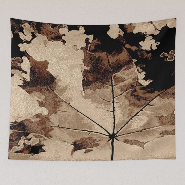 Item preview, Maple leaf with platinum gold color designed and sold by SulkaCreative.