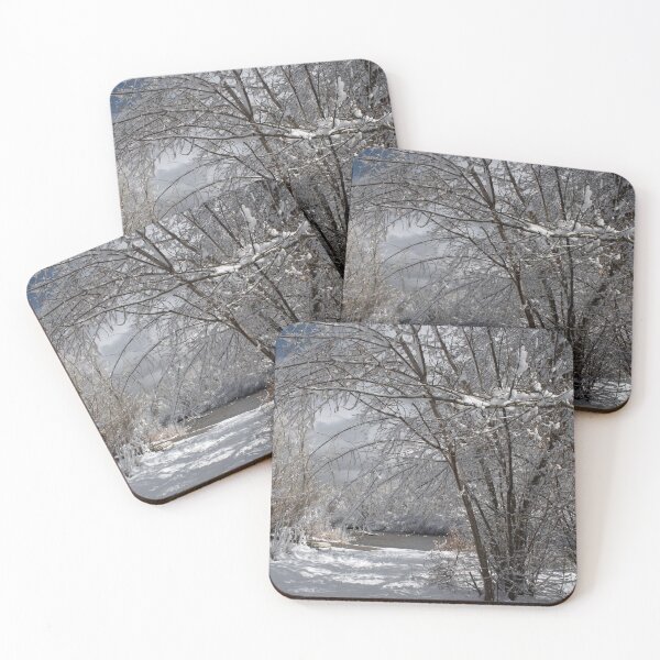 Item preview, Cold snowy winter landscape designed and sold by Ventures1.