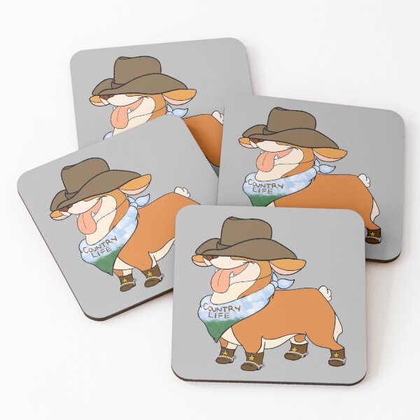 Item preview, Country Life Cowboy Corgi designed and sold by pheebstheartist.