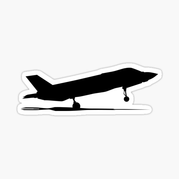 Air Force stealth F-35 Lightning II fighter jet. F 35 jet fighter. f-35, f-35a, f-35b, f-35c, f-35a usaf, f-35b us marines, f-35c us navy Sticker
