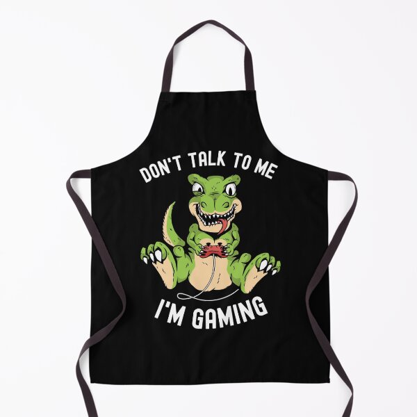 Item preview, Don't Talk To Me I'm Gaming Gamer T-Rex designed and sold by OnepixArt.