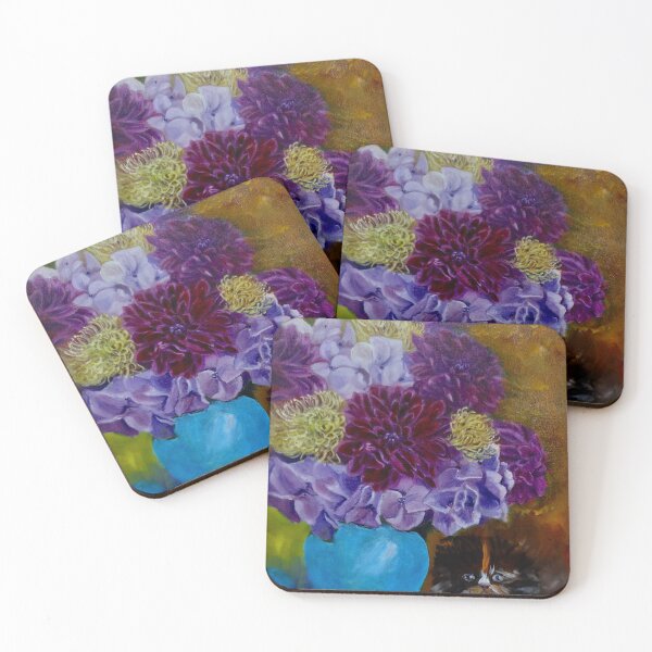 Item preview, Kitty in the Mums designed and sold by jennyleeandjim.