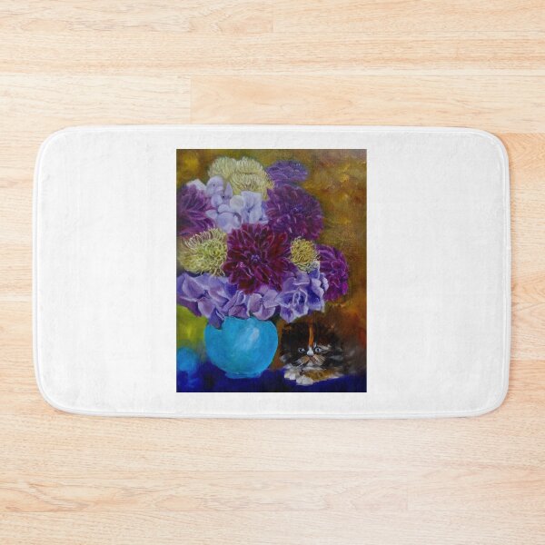Item preview, Kitty in the Mums designed and sold by jennyleeandjim.