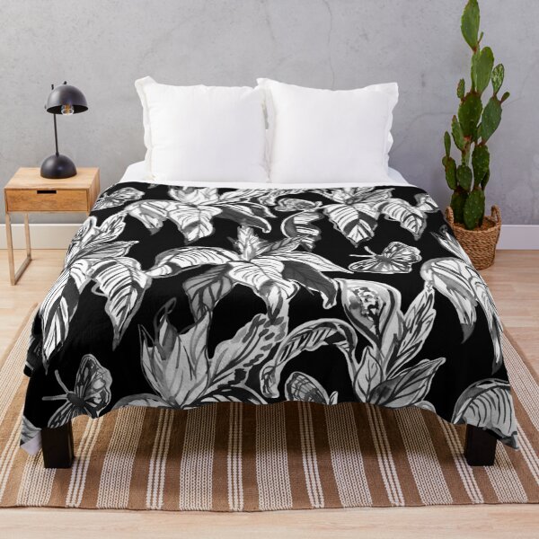 Item preview, Black and White Butterfly Garden designed and sold by Carolina Diaz.