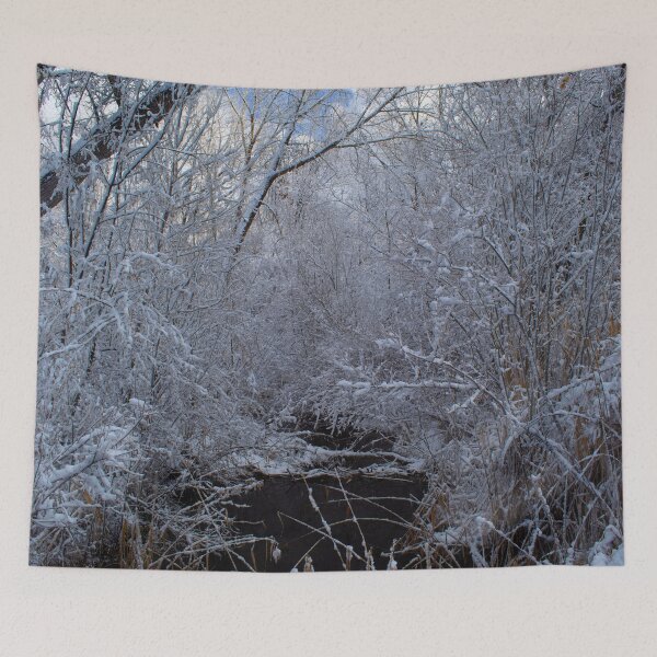 Item preview, Cold snowy winter landscape designed and sold by Ventures1.