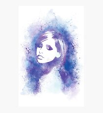 SMG Watercolor Portrait Photographic Print
