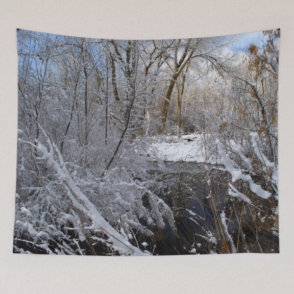 Item preview, Cold snowy winter landscape designed and sold by Ventures1.