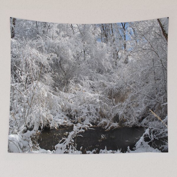 Item preview, Cold snowy winter landscape designed and sold by Ventures1.