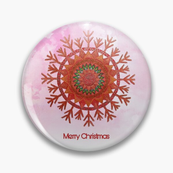 Item preview, Christmas mandala snowflake card design designed and sold by Nma-ArtBrand.