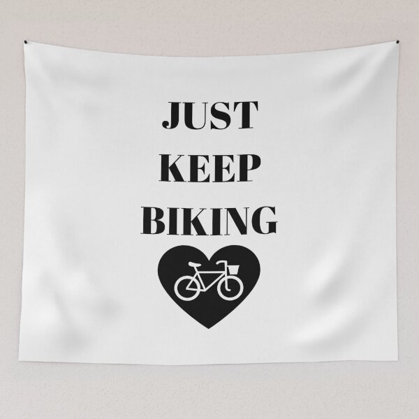 Item preview, Just Keep Biking designed and sold by travelnerd.