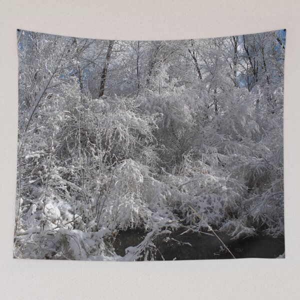 Item preview, Cold snowy winter landscape designed and sold by Ventures1.