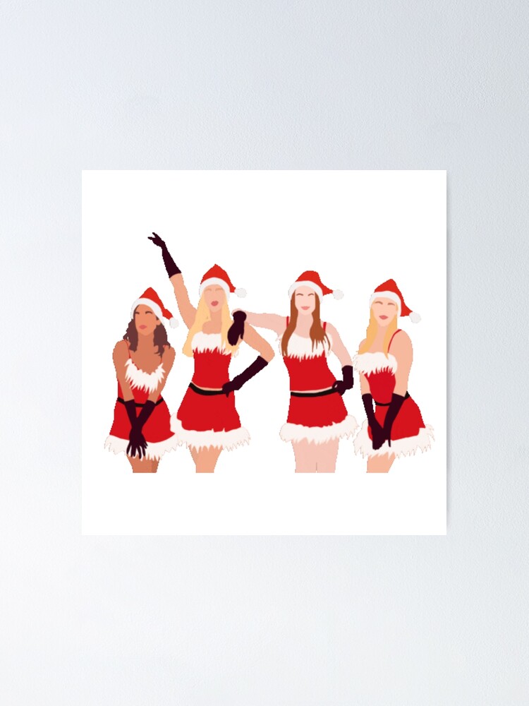 Jingle Bell Rock Mean Girls Poster By Hypocratees Redbubble 