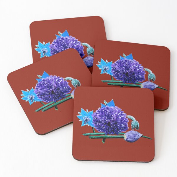 Item preview, Chive Borage Splash designed and sold by Rina Arling.