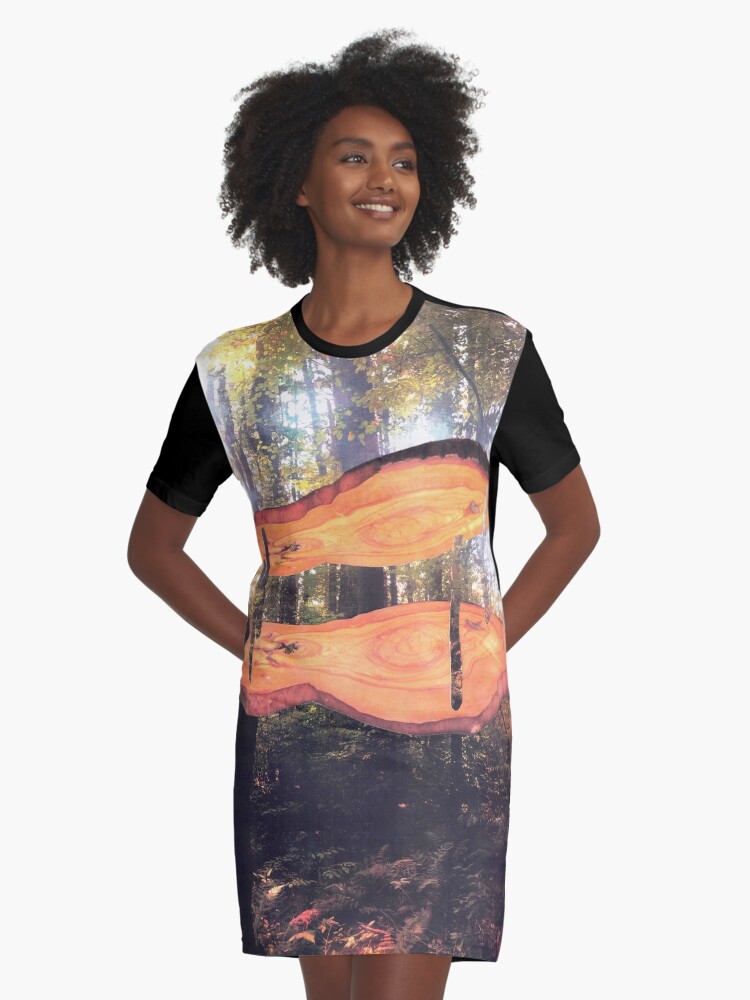 Thumbnail 1 of 5, Graphic T-Shirt Dress, IT GREW LIKE THAT designed and sold by DAVIDLIBERTY.