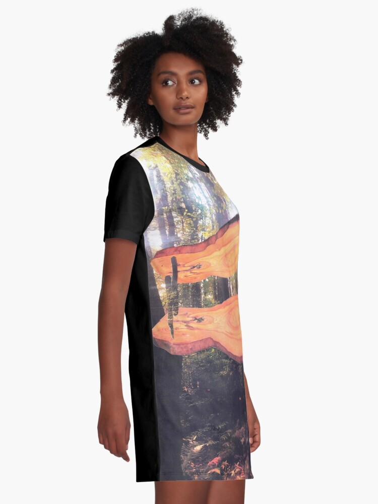 Thumbnail 2 of 5, Graphic T-Shirt Dress, IT GREW LIKE THAT designed and sold by DAVIDLIBERTY.