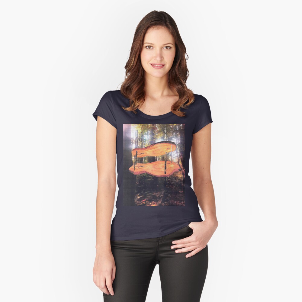Item preview, Fitted Scoop T-Shirt designed and sold by DAVIDLIBERTY.