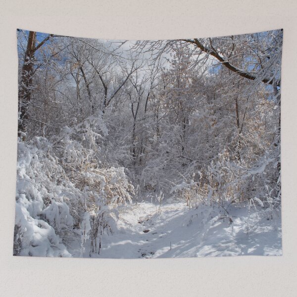Item preview, Cold snowy winter landscape designed and sold by Ventures1.
