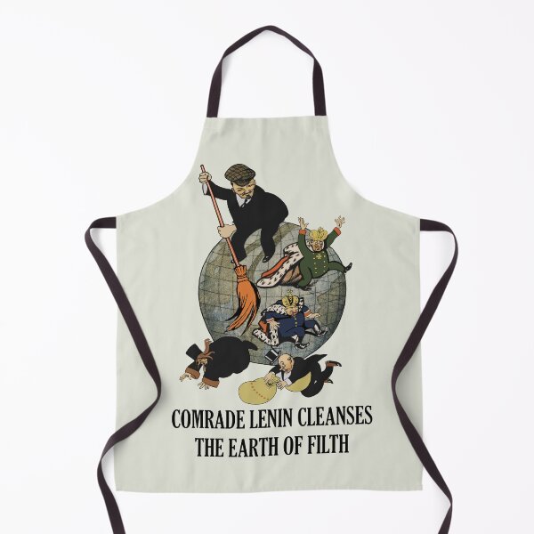Item preview, Comrade Lenin Cleanses the Earth of Filth Translated - Soviet Propaganda, Communist, October Revolution, USSR designed and sold by SpaceDogLaika.