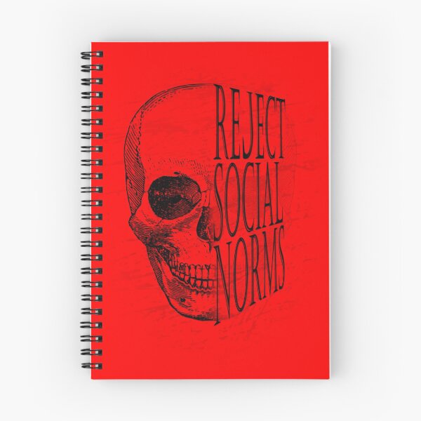 Item preview, Reject Social Norms Skull designed and sold by snarlingbunny.