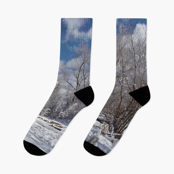 Item preview, Cold snowy winter landscape designed and sold by Ventures1.
