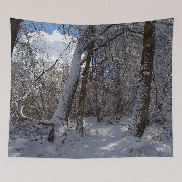Item preview, Cold snowy winter landscape designed and sold by Ventures1.