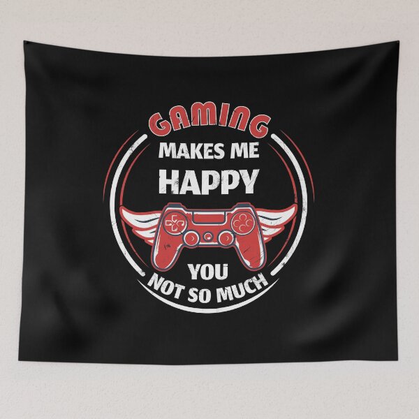 Item preview, GAMING MAKES ME HAPPY YOU NOT SO MUCH - Funny Gift For Gamers designed and sold by CreativaArt-.