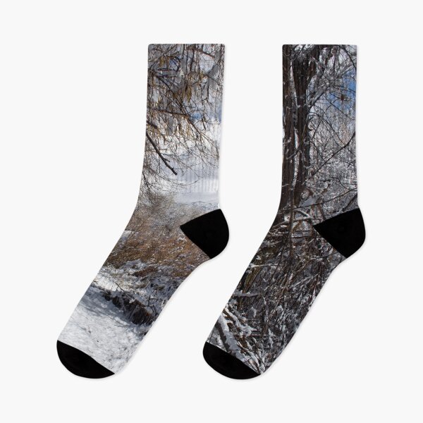 Item preview, Cold snowy winter landscape designed and sold by Ventures1.