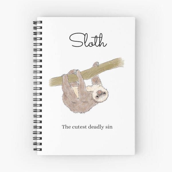 Item preview, sloth the cutest deadly sin designed and sold by OddityArts.