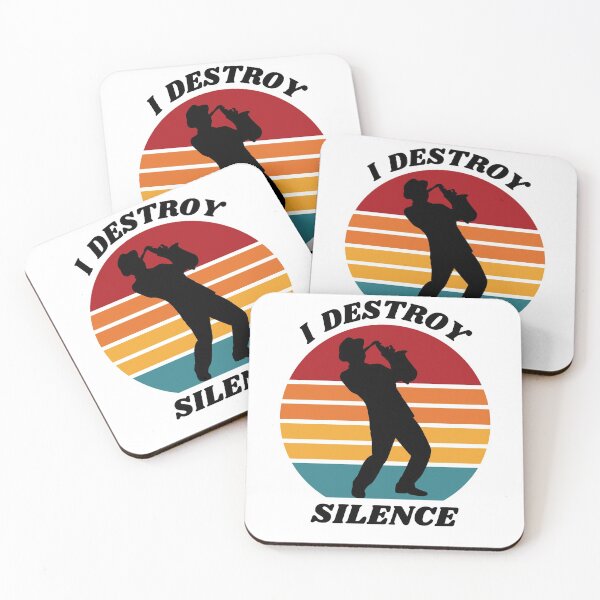 Item preview, I Destroy Silence Saxophone designed and sold by elvisg03.