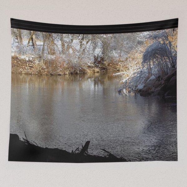 Item preview, Cold snowy winter landscape designed and sold by Ventures1.