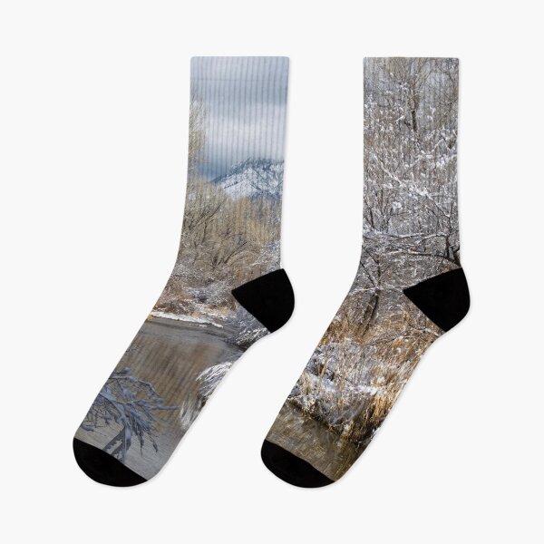 Item preview, Cold snowy winter landscape designed and sold by Ventures1.