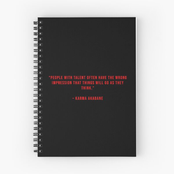 Item preview, Karma Akabane - Quote designed and sold by Epicanimequotes.