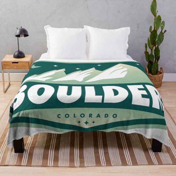 Item preview, Boulder Badge - Blue designed and sold by Leah Dusterhoft.
