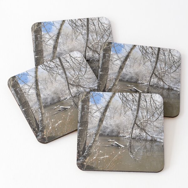 Item preview, Cold snowy winter landscape designed and sold by Ventures1.