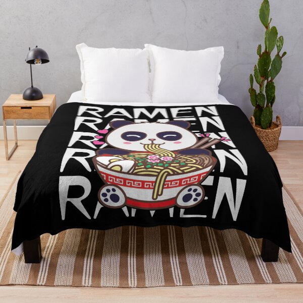 Item preview, Panda Kawaii Eating Japanese Ramen Noodles designed and sold by Art by s2ray.