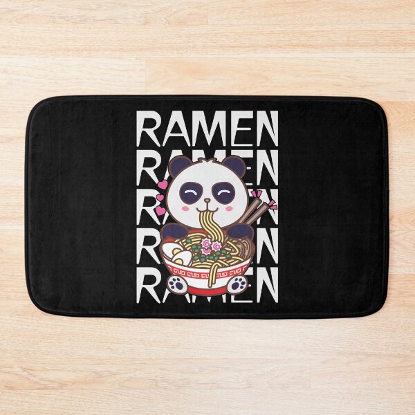 Item preview, Panda Kawaii Eating Japanese Ramen Noodles designed and sold by Art by s2ray.
