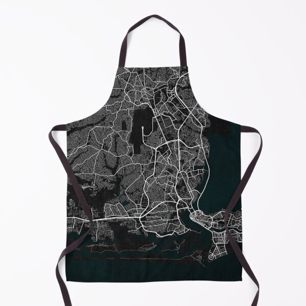 Item preview, Lagos City Map of Nigeria - Dark designed and sold by deMAP.