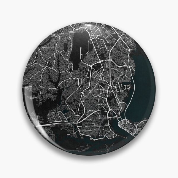 Item preview, Lagos City Map of Nigeria - Dark designed and sold by deMAP.