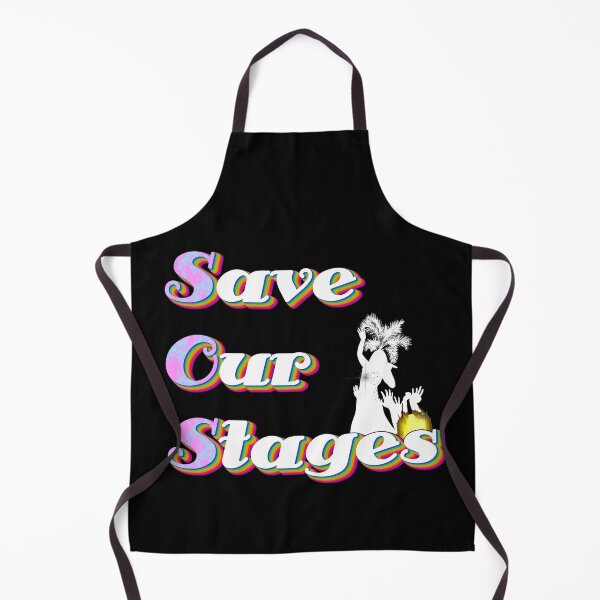 Item preview, Save Our Stages, Rainbow (on Black) designed and sold by TheEditrix.