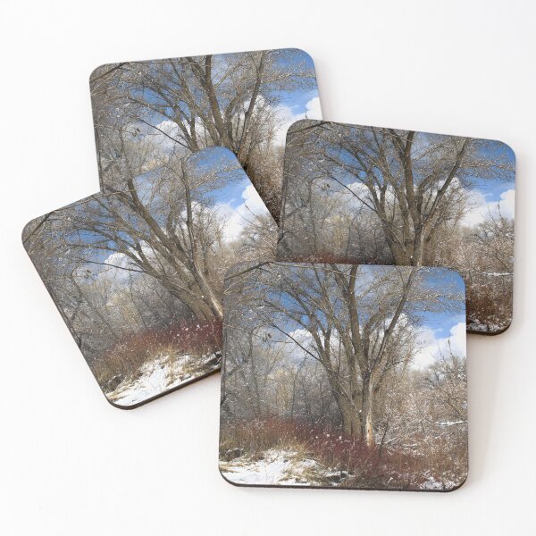 Item preview, Cold snowy winter landscape designed and sold by Ventures1.