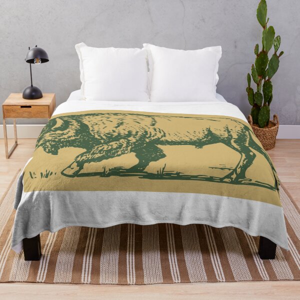 Item preview, Bison (Green & Gold) designed and sold by Leah Dusterhoft.