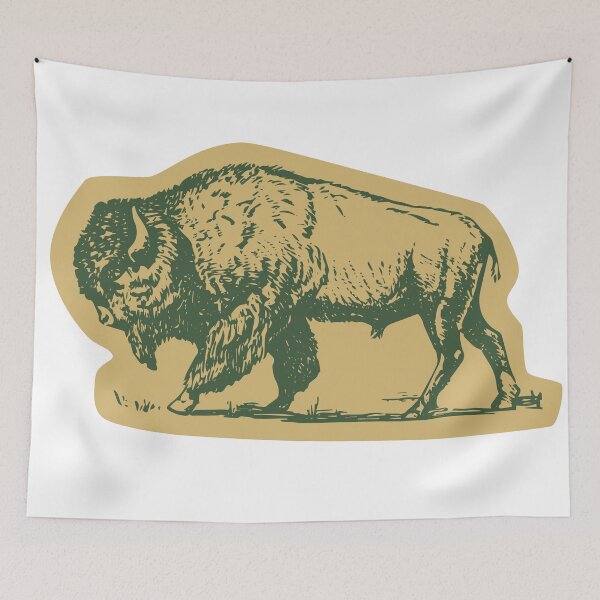 Item preview, Bison (Green & Gold) designed and sold by Leah Dusterhoft.