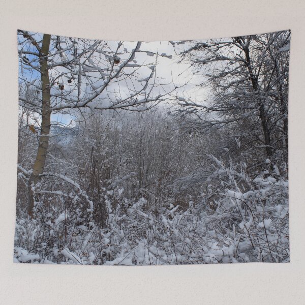 Item preview, Cold snowy winter landscape designed and sold by Ventures1.