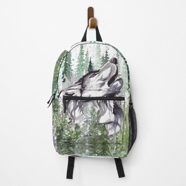 Item preview, Wolf - Wolf forest - Wolf nature - Wolf drawing - Wolf water colors designed and sold by BabyYodaSticker.