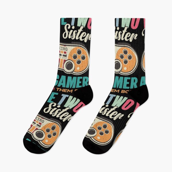 Item preview, I Have Two Titles Sister And Gamer Vintage Games designed and sold by GravitiTees.