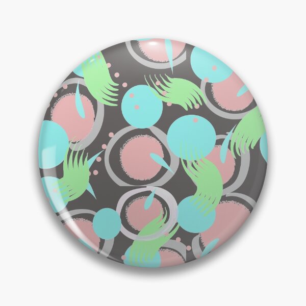 Item preview, Pink Blue Circular Pattern designed and sold by artsy-ink.