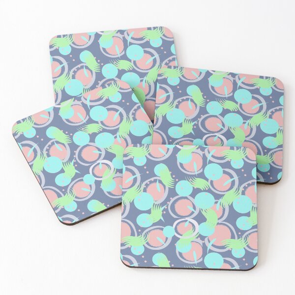 Item preview, Pink Blue Circular Pattern designed and sold by artsy-ink.